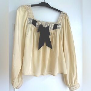 DOEN Mother of Pearl Feli Blouse Size Small